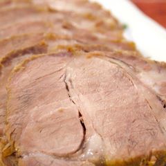A picture of My Simmered Pork Recipe- Easy Char Siu in a Pressure Cooker.
