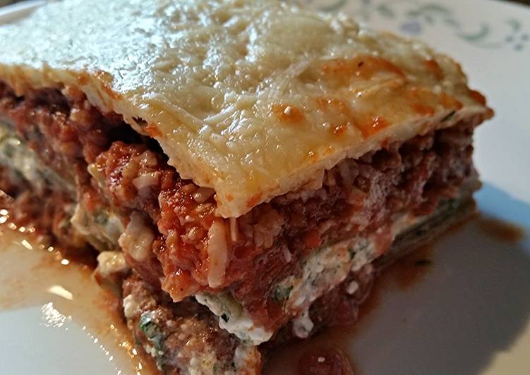 Recipe of Super Quick Homemade Jason&#39;s best Lasagna