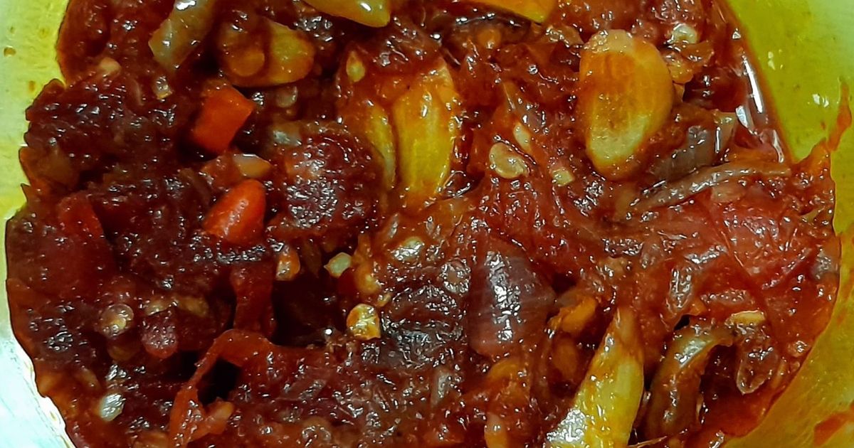 Sambal iris terasi ala ayank