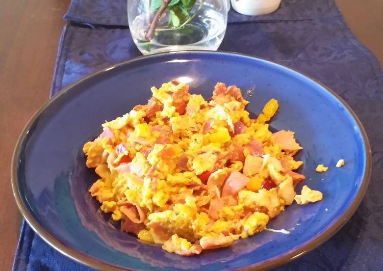 Steps to Make Any-night-of-the-week Kauaiman &#39; s not so secret spicy scramble