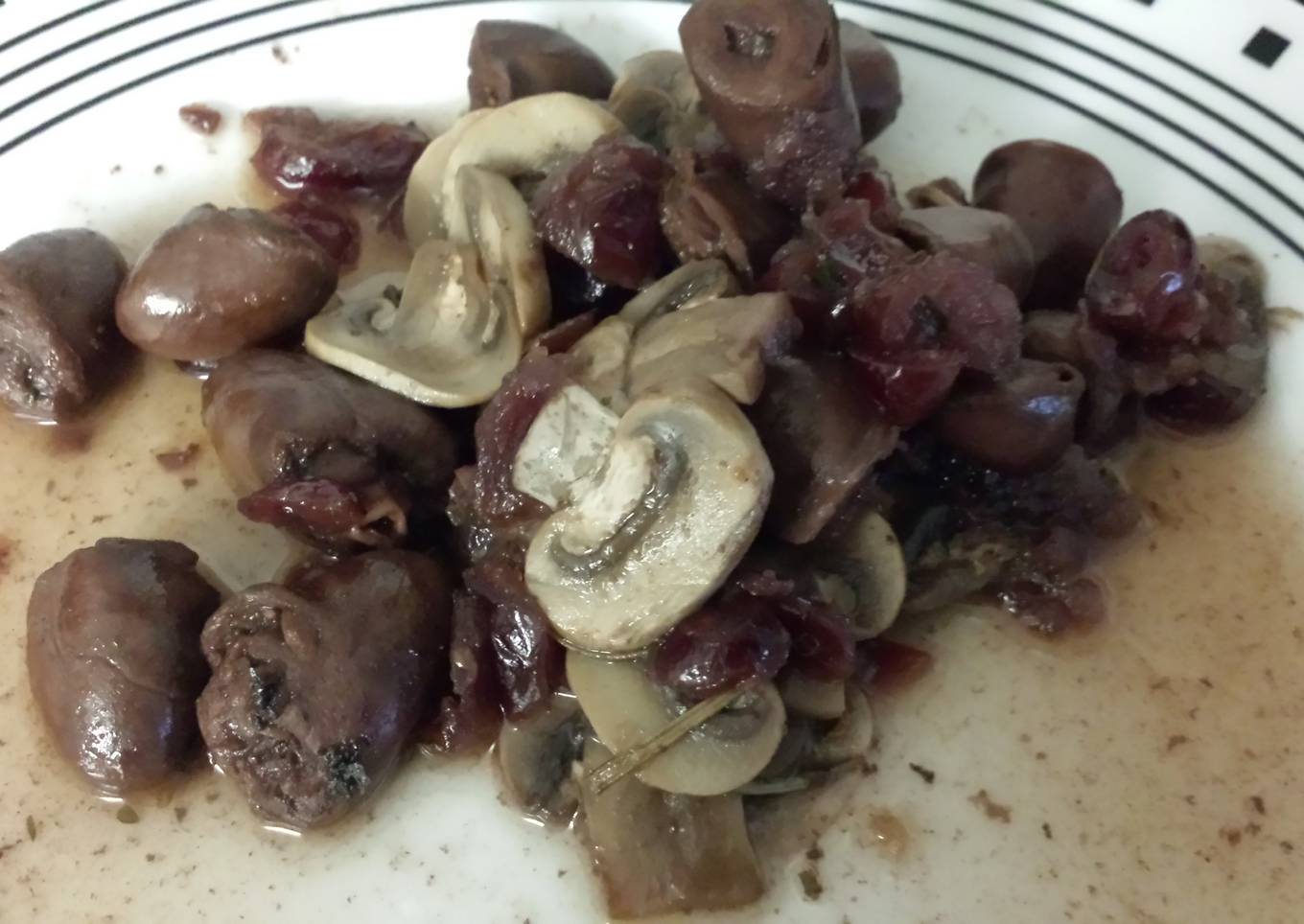 Candied Duck Hearts
