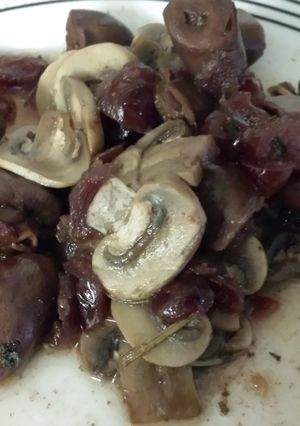 A picture of Candied Duck Hearts.