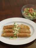 Flautas de papa y de queso