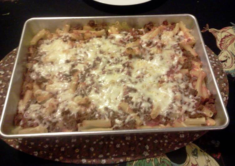 Recipe of Perfect Perfect Baked Ziti