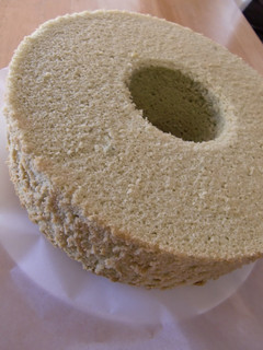 A picture of Rice Flour Green Tea Chiffon Cake.