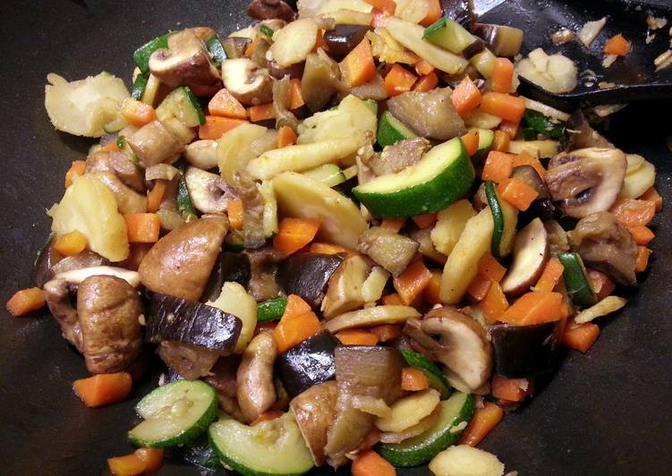 Steps to Make Favorite fried vegetables