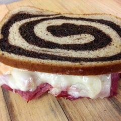 A picture of Toasted Reuben.