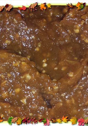 A picture of Kayla's mashed butternut squash.