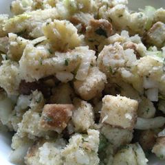 A picture of " LIVETORIDES" Homemade Bread Stuffing.