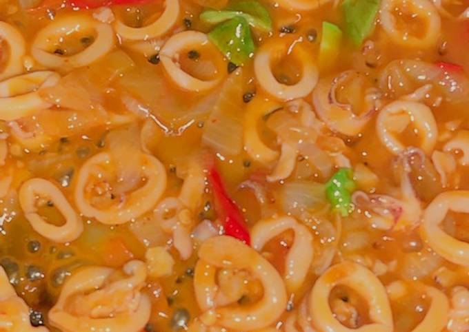 Bagaimana Membuat Cumi Saos Padang, Sempurna