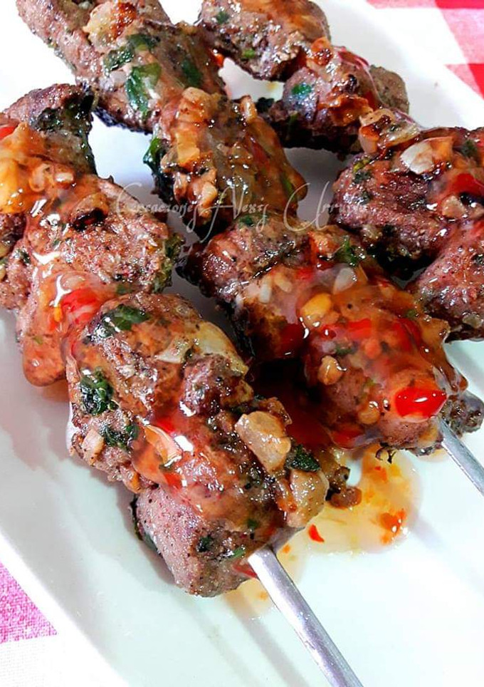 Una foto de Pinchos de cordero a mi más puro estilo