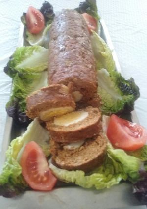 Une photo de Roulé de viande hachée farcie