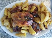A picture of potato marinade