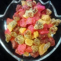 A picture of Candied Zucchini Fruit Snacks (dehydrated/dehydrator).