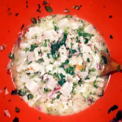 A picture of Ceviche Blanco Chingon.