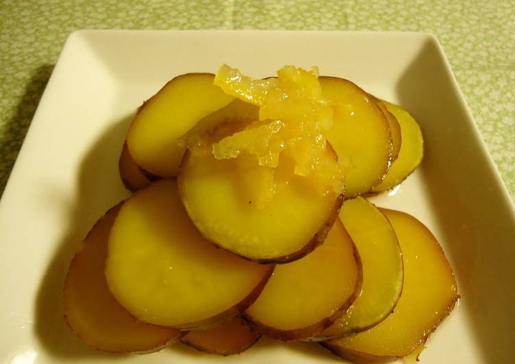 Easiest Way to Prepare Award-winning Well-Boiled Sweet Potato and Yuzu Tea