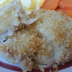 A picture of Garlic, Butter and Panko Crusted Chicken.