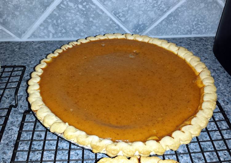 Recipe of Homemade Pumpkin Pie