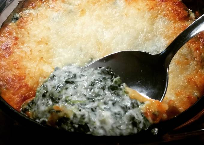 Steps to Prepare Quick Not Your Average Hot Spinach and Artichoke Dip