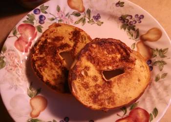 Without Fail Prepare Recipe French toast bagel Home Style