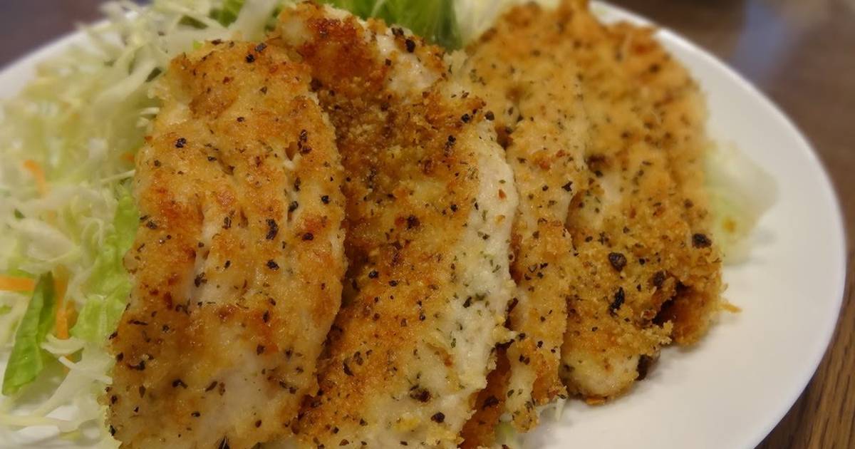 Breaded & PanFried Chicken Tenders Recipe by cookpad.japan Cookpad