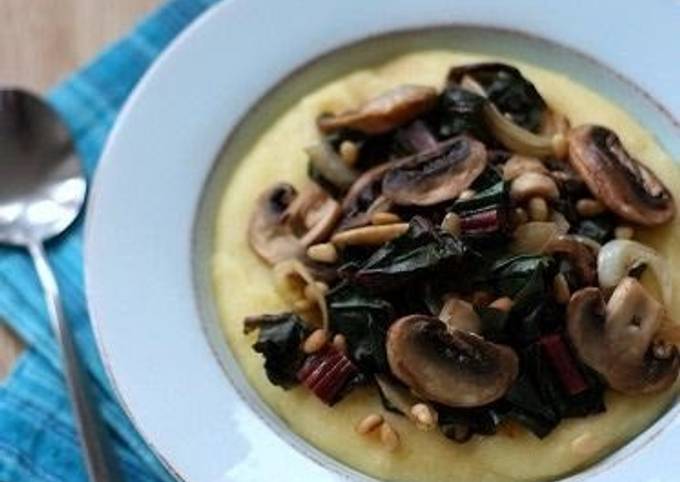 Step-by-Step Guide to Make Quick Swiss Chard and Mushroom Polenta