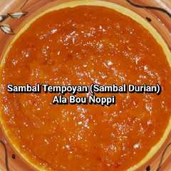 A picture of Sambal Tempoyak (Sambal Durian).