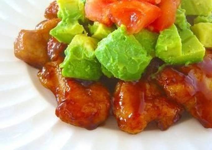 Chicken with Thick Sweet and Sour Sauce