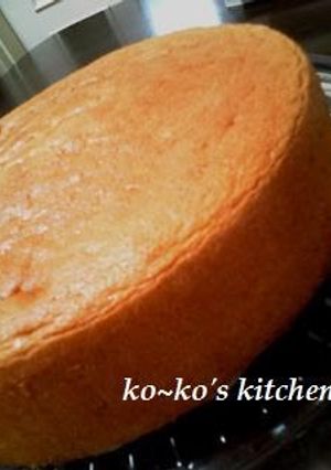 A picture of Soft and Fluffy Sponge Cake.