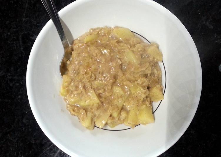 How to Prepare Homemade Apple oatmeal