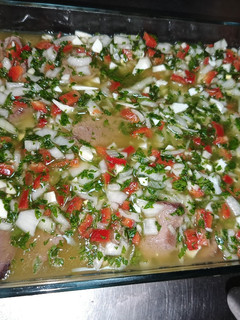 Una foto de Lengua a la vinagreta