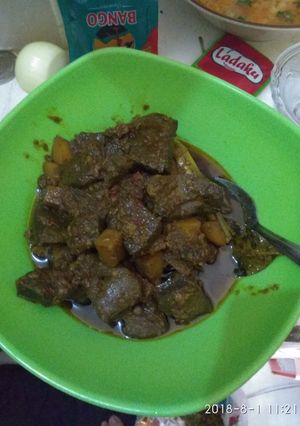 Foto resep Ati sapi bumbu lapis