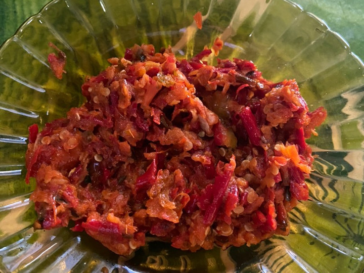 Standar Resep  membuat Sambal bawang (geprek) sajian Idul Adha dijamin lezat