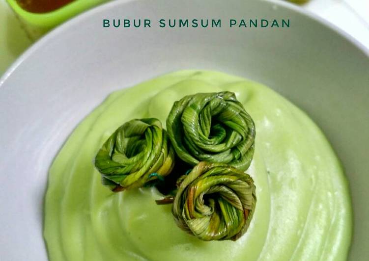 Bubur sumsum pandan