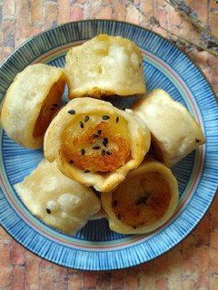 【甜點】簡易香蕉煎餅 的食譜成品照片