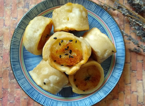 【甜點】簡易香蕉煎餅 的食譜成品照片