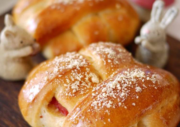 Steps to Prepare Any-night-of-the-week Cute Braided Bread Rolls