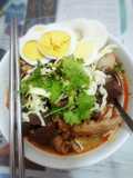 Khanom Jeen Nam Ngiao (Chicken Feet)