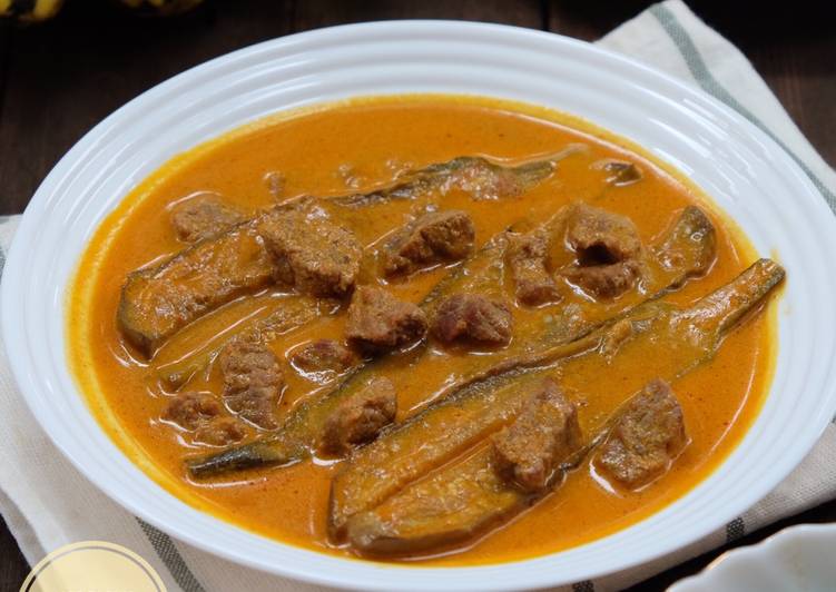 Kari daging terung