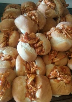 A picture of chicken sliders!.