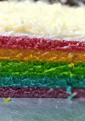 Foto resep Rainbow cake