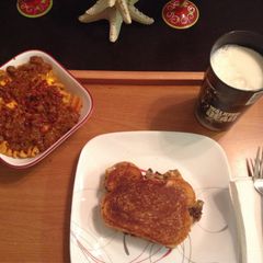 A picture of Grilled Cheesesteak W/fried Onions And Mushrooms.