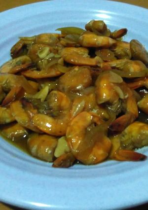 Foto resep Udang saus tiram simple