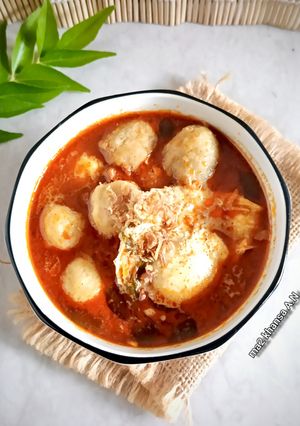 Foto resep Gulai Telur Baso Daun Kare
