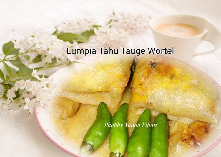 Lumpia Tahu Tauge Wortel Lumpia Tahu Tauge Wortel