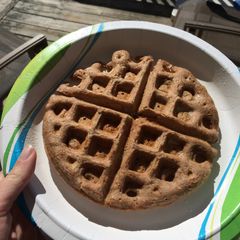 A picture of Chocolate Waffles.