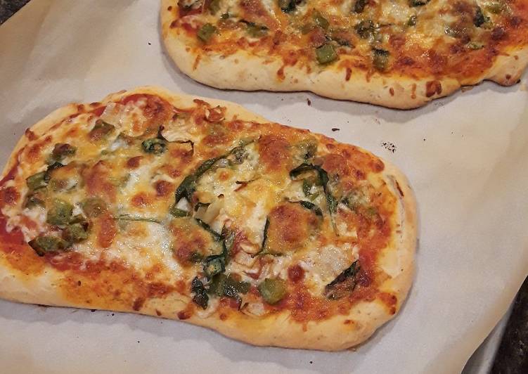 Homemade Flatbread Pizza Crust