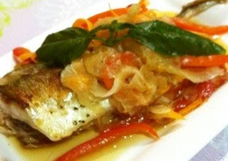 Step-by-Step Guide to Make Any-night-of-the-week Quick Mackerel Nanban without Deep-Frying