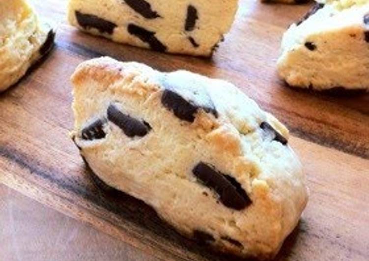 Chocolate Scones Made with Pancake Mix