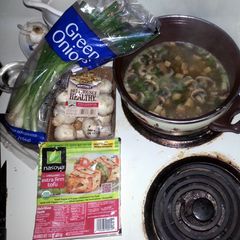 A picture of Japanese soup.